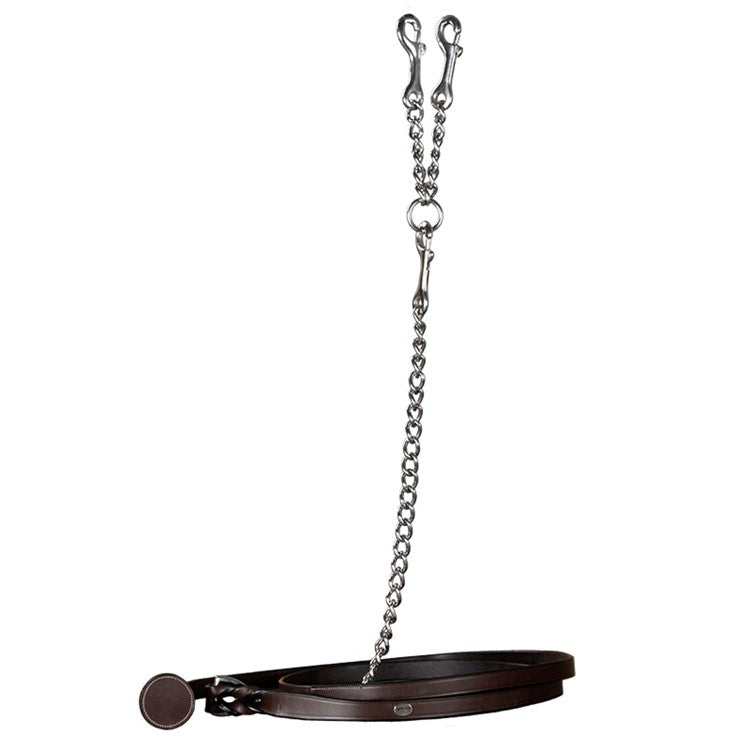 Dyon WO Leather halter with chain