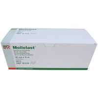 L&R Mollelast elastisk gasbinda 10cmx4m - 20st/förpackning