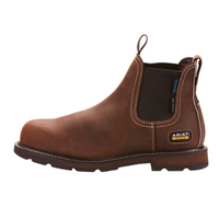 Ariat MEN Groundbreaker Chelsea Waterproof Steel Toe Work Boot
