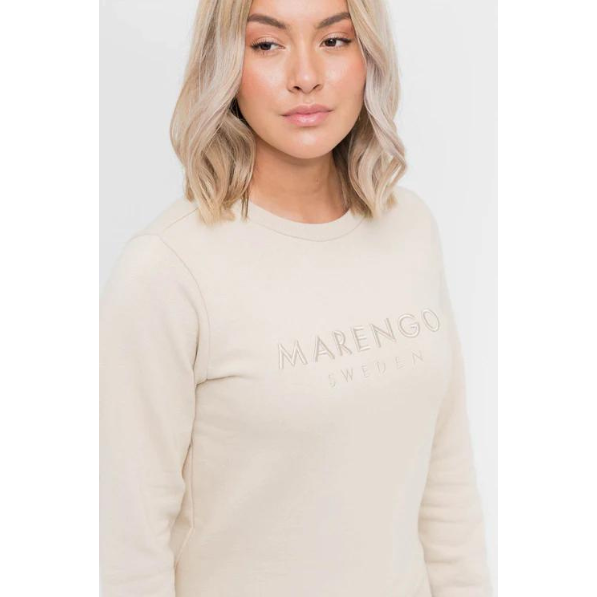 Marengo Signature Sweatshirt Beige