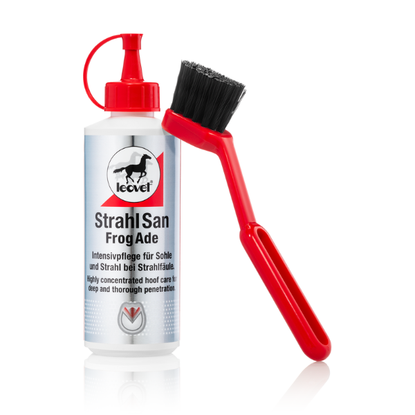 Leovet Frogade hoof care with brush