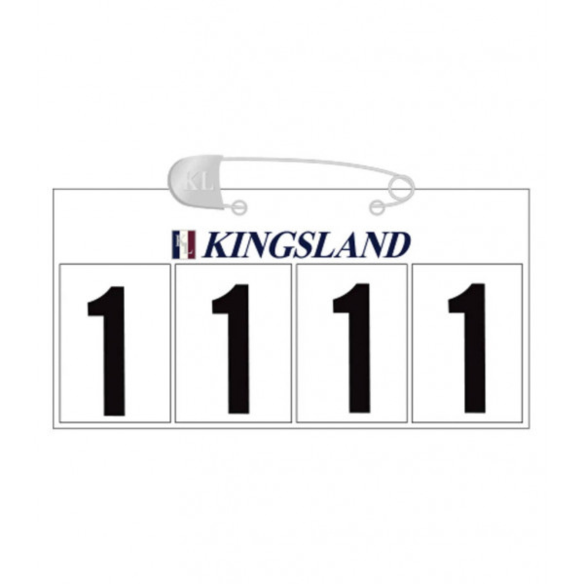 Kingsland Classic Number tag 4 digits 2-pack
