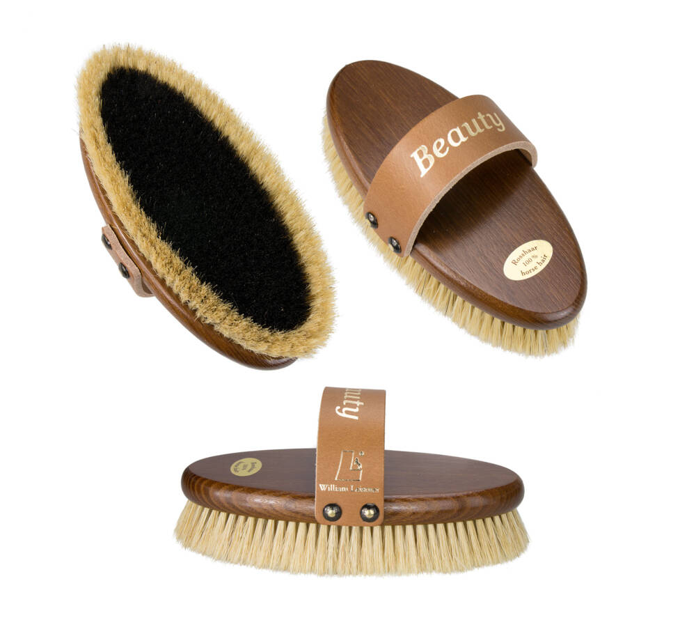 Beauty brush pure horsehair with light outer edge