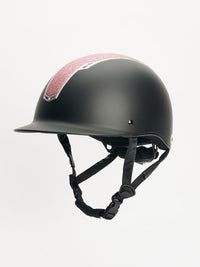 Jacson Philly Riding Helmet Mips Black/Pink Glitter