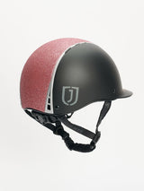 Jacson Philly Riding Helmet Mips Black/Pink Glitter