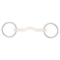 Nathe Mullen mouth loose rings with port soft