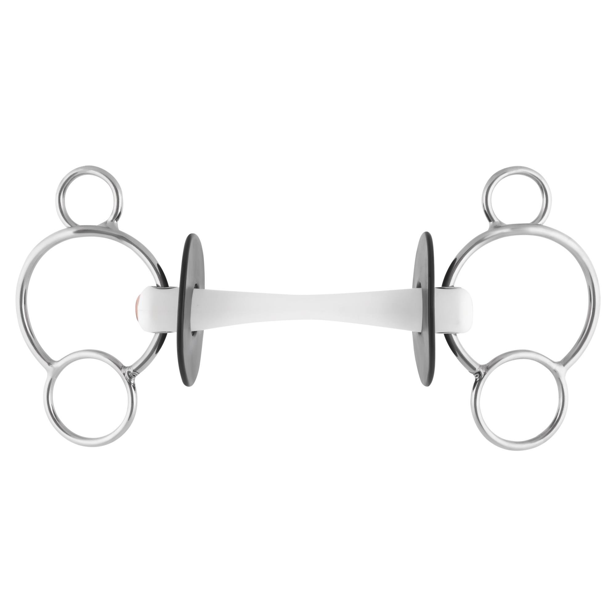 Nathe 3-ring flexible mullen mouth