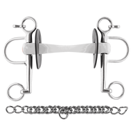 Nathe Pelham flexible mullen mouth kort skänkel