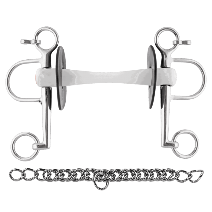 Nathe Pelham flexible mullen mouth kort skänkel