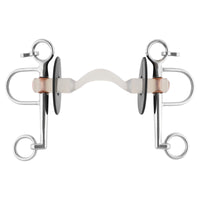 Nathe Pelham hard mullen mouth med port lång skänkel