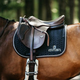 Kentucky Saddle Pad Leather Fishbone Jumping