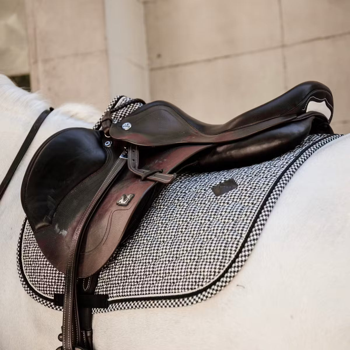 Kentucky Saddle Pad Houndstooth Jump