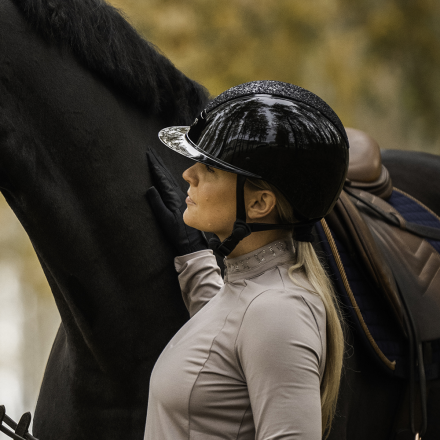 HS Mips Vision Riding Helmet Glossy/Glitter