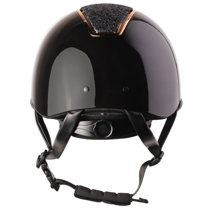 HS Mips Vision Riding Helmet Glossy/Glitter rose gold