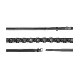 Dyon US Flätad lädertygel 16mm