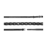 Dyon US Flätad lädertygel 16mm