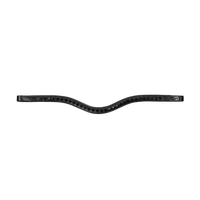Dyon NE Pannband V-format svart Swarovski
