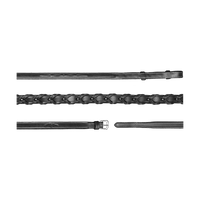 Dyon US Flätad lädertygel 13mm