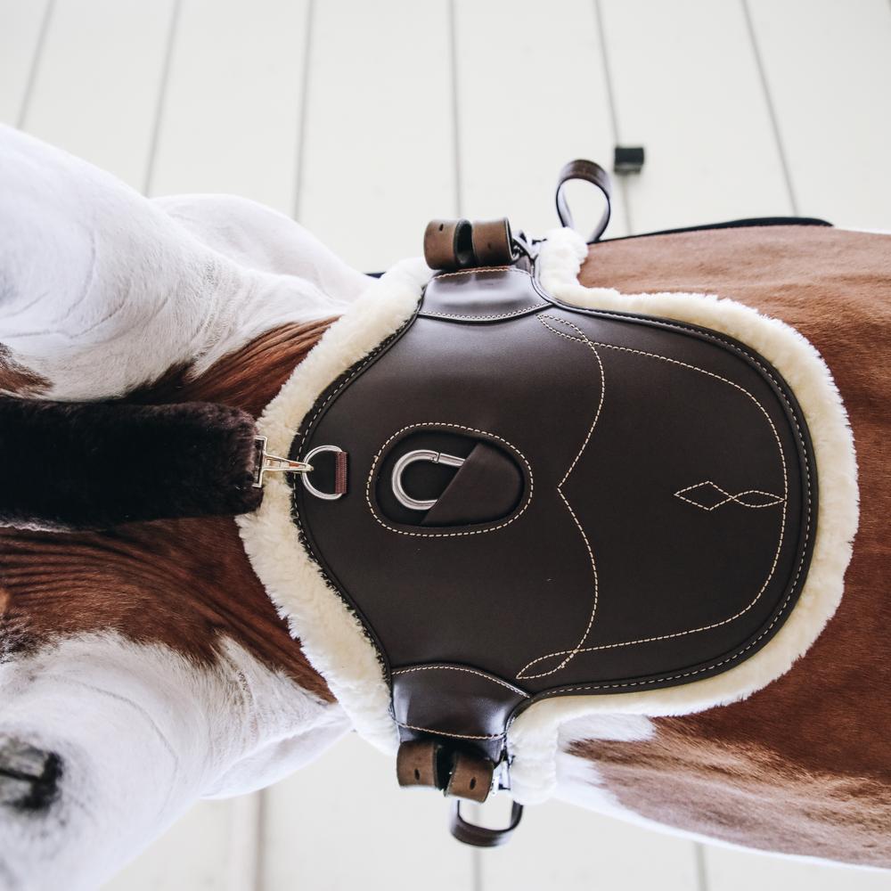 Kentucky Sadelgjord Sheepskin Short Stud