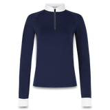 Kentucky Tävlingsskjorta Dam Classic Glitter Zipper LS