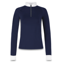 Kentucky Tävlingsskjorta Dam Classic Glitter Zipper LS
