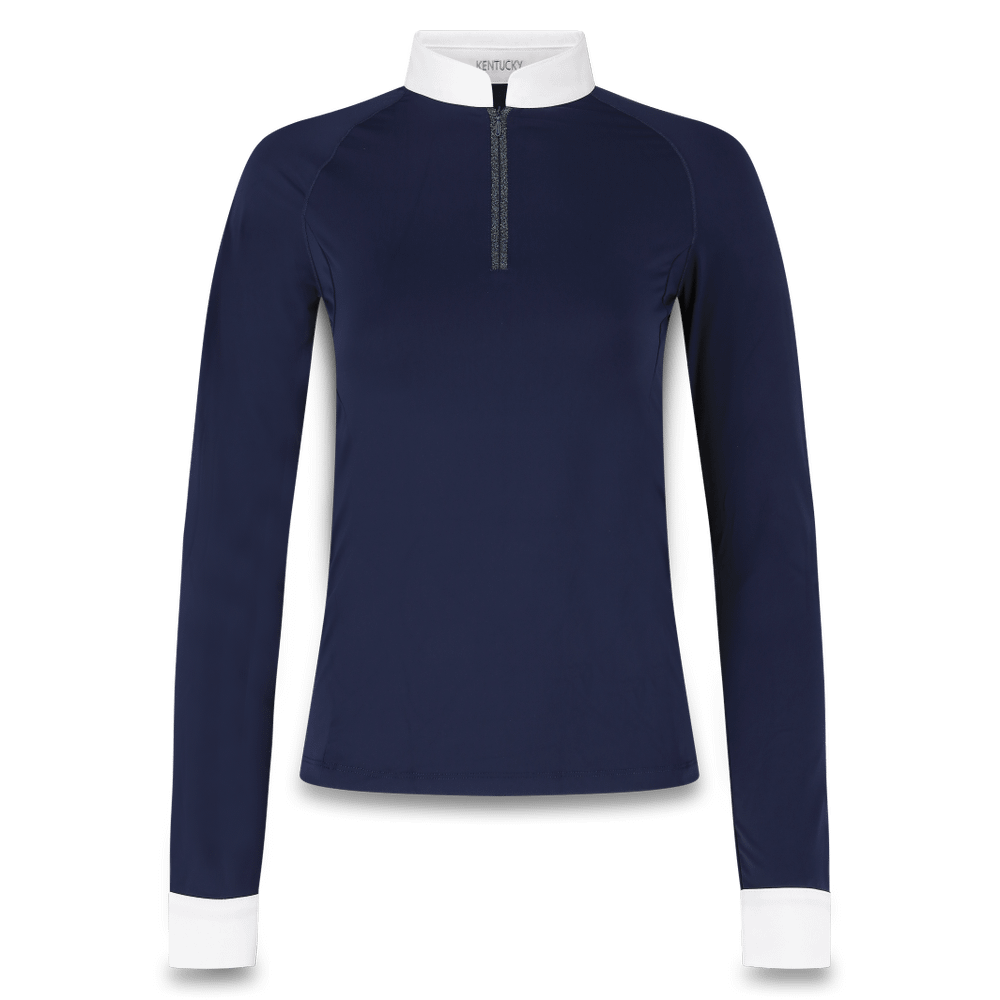 Kentucky Tävlingsskjorta Dam Classic Glitter Zipper LS