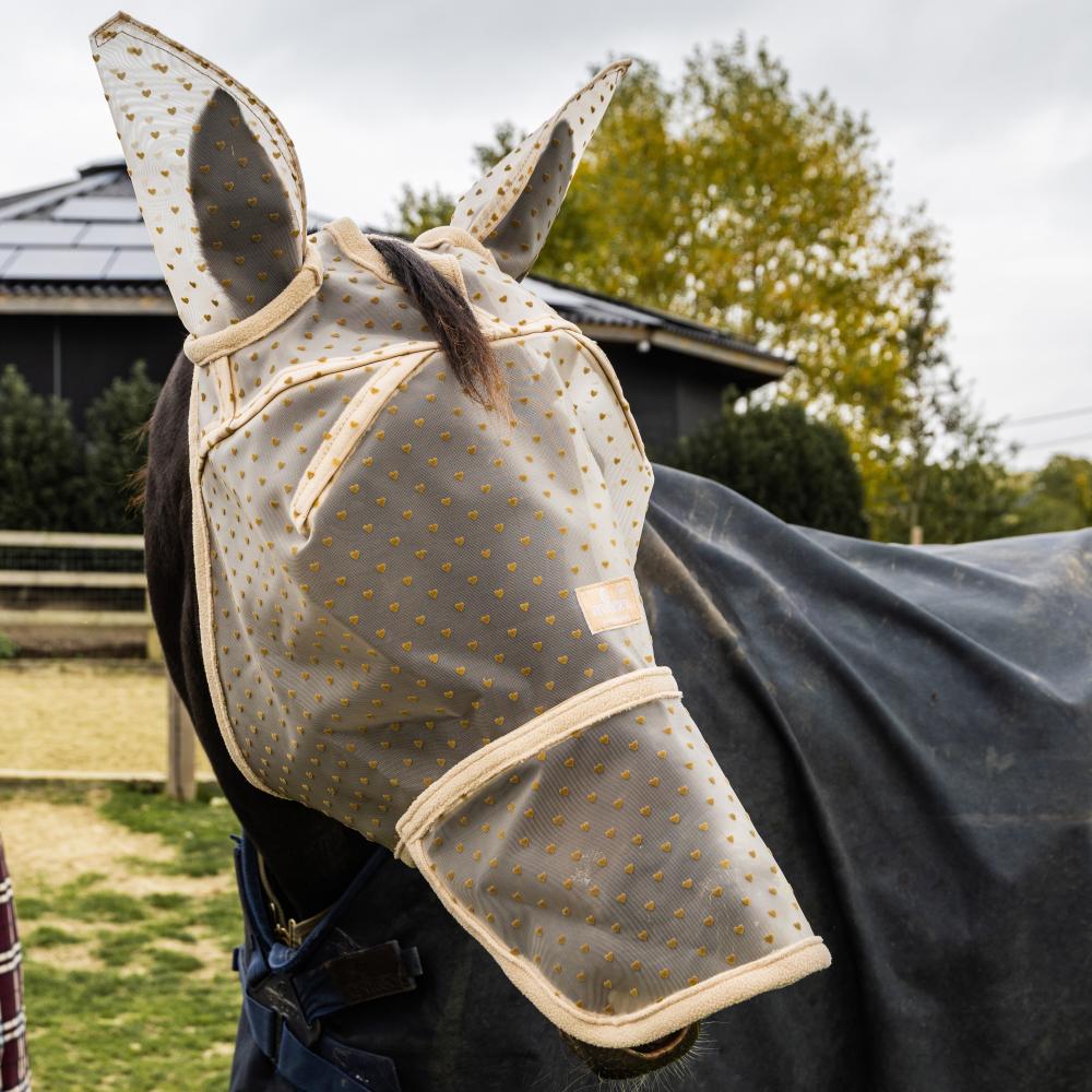 Kentucky Flugmask Heart med öron och nos