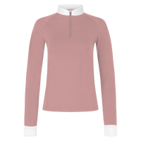 Kentucky Tävlingsskjorta Dam Classic Glitter Zipper LS