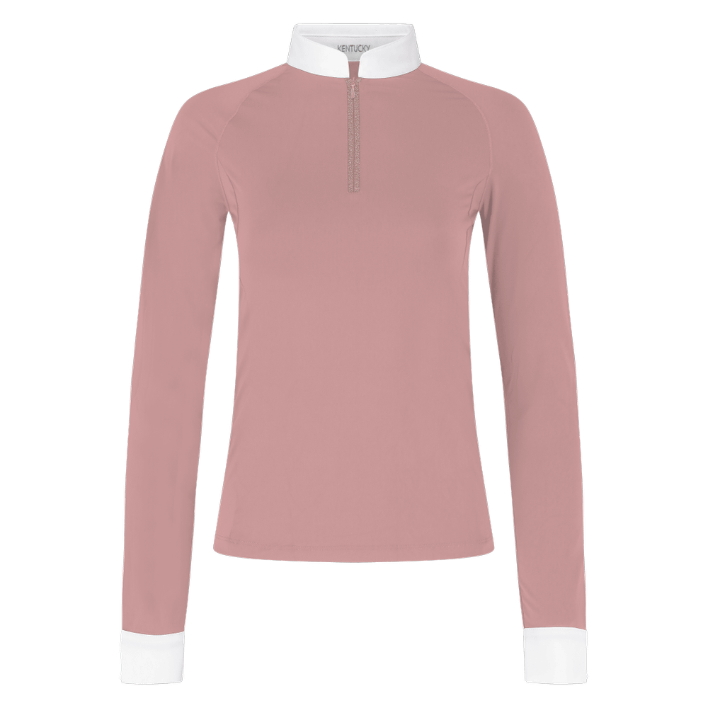 Kentucky Tävlingsskjorta Dam Classic Glitter Zipper LS