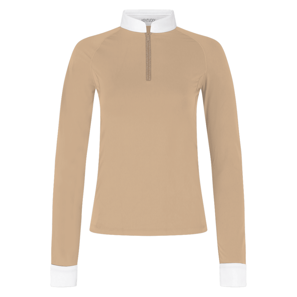 Kentucky Tävlingsskjorta Dam Classic Glitter Zipper LS