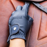 Kentucky Ridhandskar Grip Black Glitter