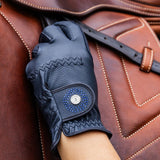 Kentucky Ridhandskar Grip Black Glitter