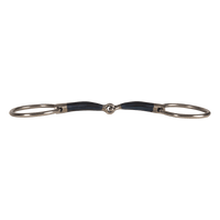 Velari Bett Snaffle Single Jointed Loose Ring 14mm