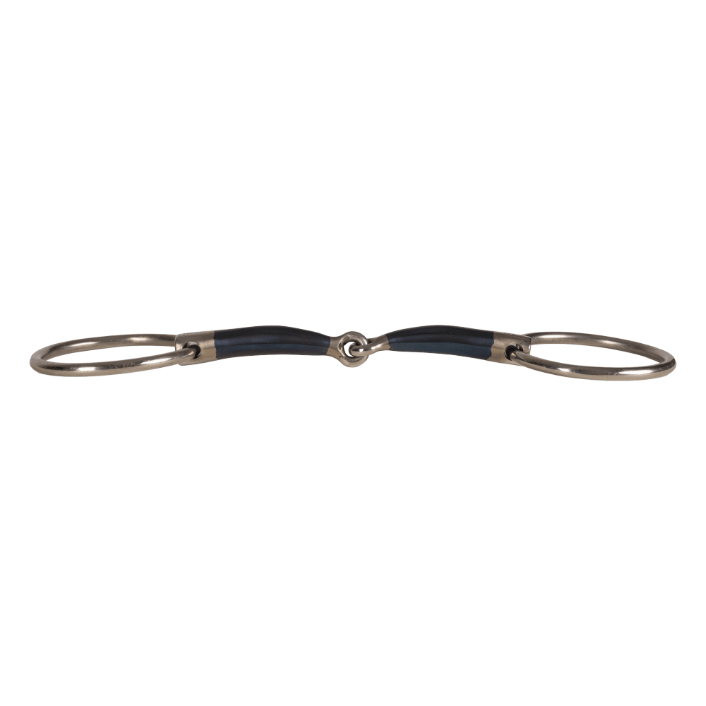 Velari Bett Snaffle Single Jointed Loose Ring 14mm