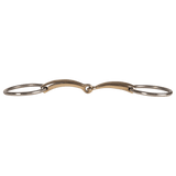 Velari Bett Snaffle Single Jointed Loose Ring 14mm