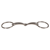Velari Bett Snaffle Single Jointed Loose Ring 14mm