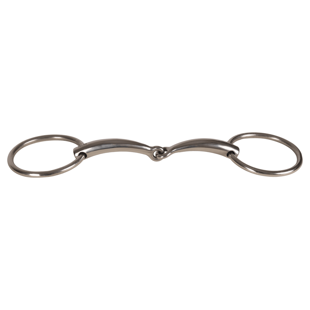 Velari Bett Snaffle Single Jointed Loose Ring 14mm
