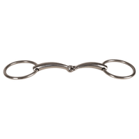 Velari Bett Snaffle Single Jointed Loose Ring 16mm