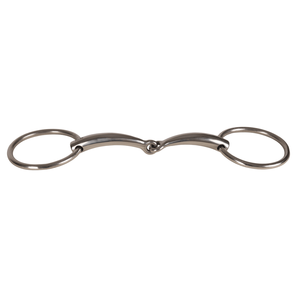 Velari Bett Snaffle Single Jointed Loose Ring 16mm