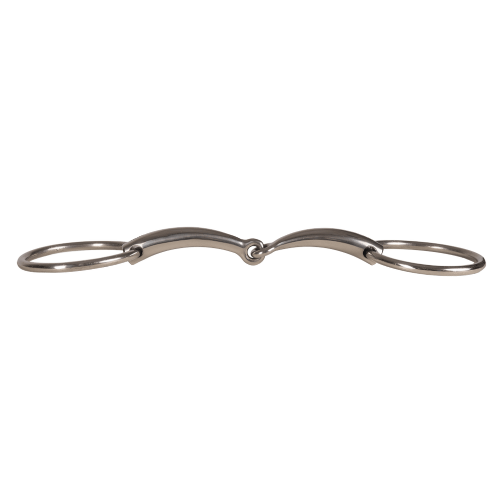 Velari Bett Snaffle Single Jointed Loose Ring 16mm