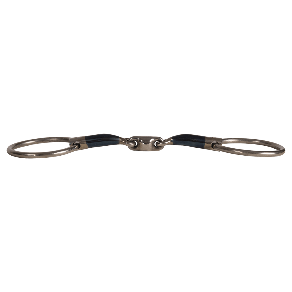 Velari Bett Snaffle Double Jointed Loose Ring 14mm