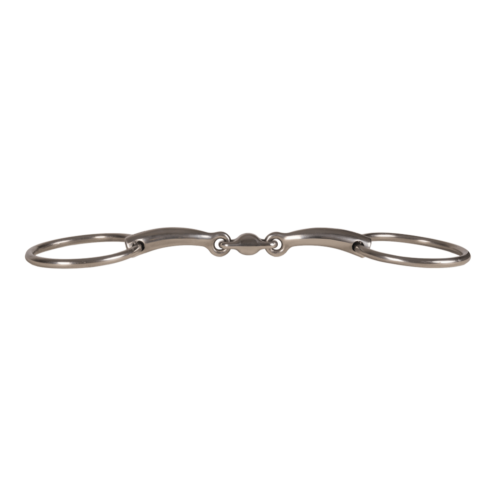 Velari Bett Snaffle Double Jointed Loose Ring 16mm
