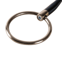 Velari Bett Snaffle Single Jointed Loose Ring 14mm