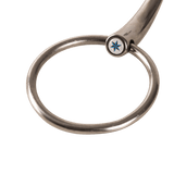 Velari Bett Snaffle Single Jointed Loose Ring 14mm