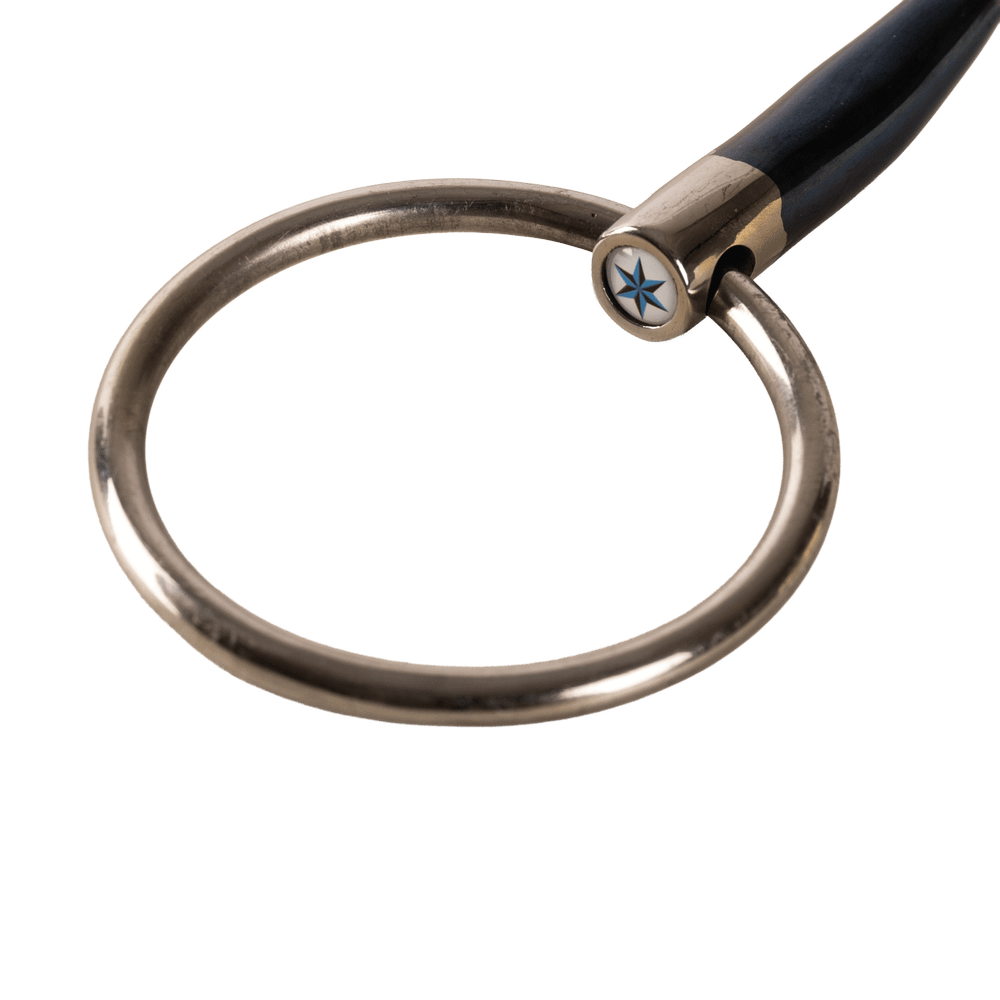Velari Bett Snaffle Single Jointed Loose Ring 16mm