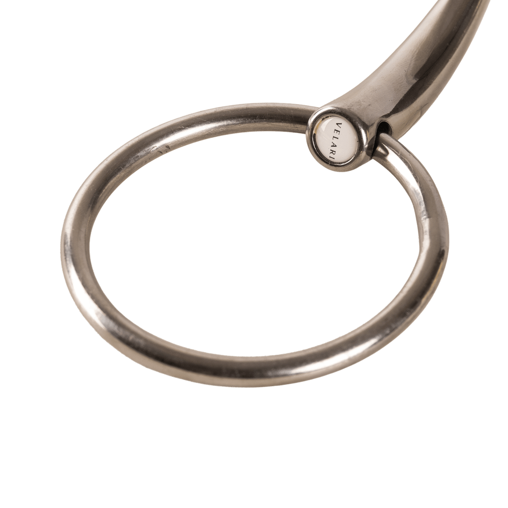 Velari Bett Snaffle Single Jointed Loose Ring 16mm