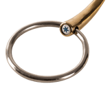 Velari Bett Snaffle Double Jointed Loose Ring 14mm