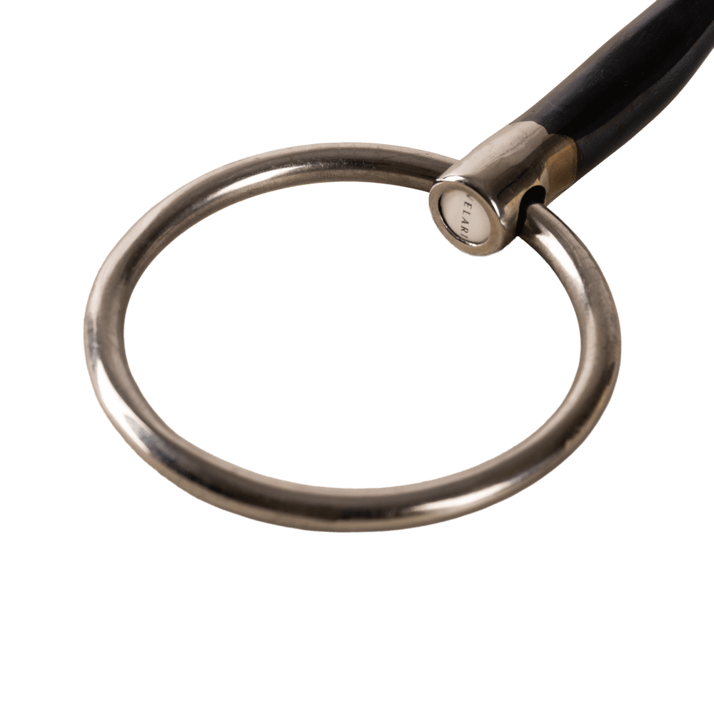 Velari Bett Snaffle Double Jointed Loose Ring 14mm