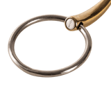 Velari Bett Snaffle Double Jointed Loose Ring 14mm