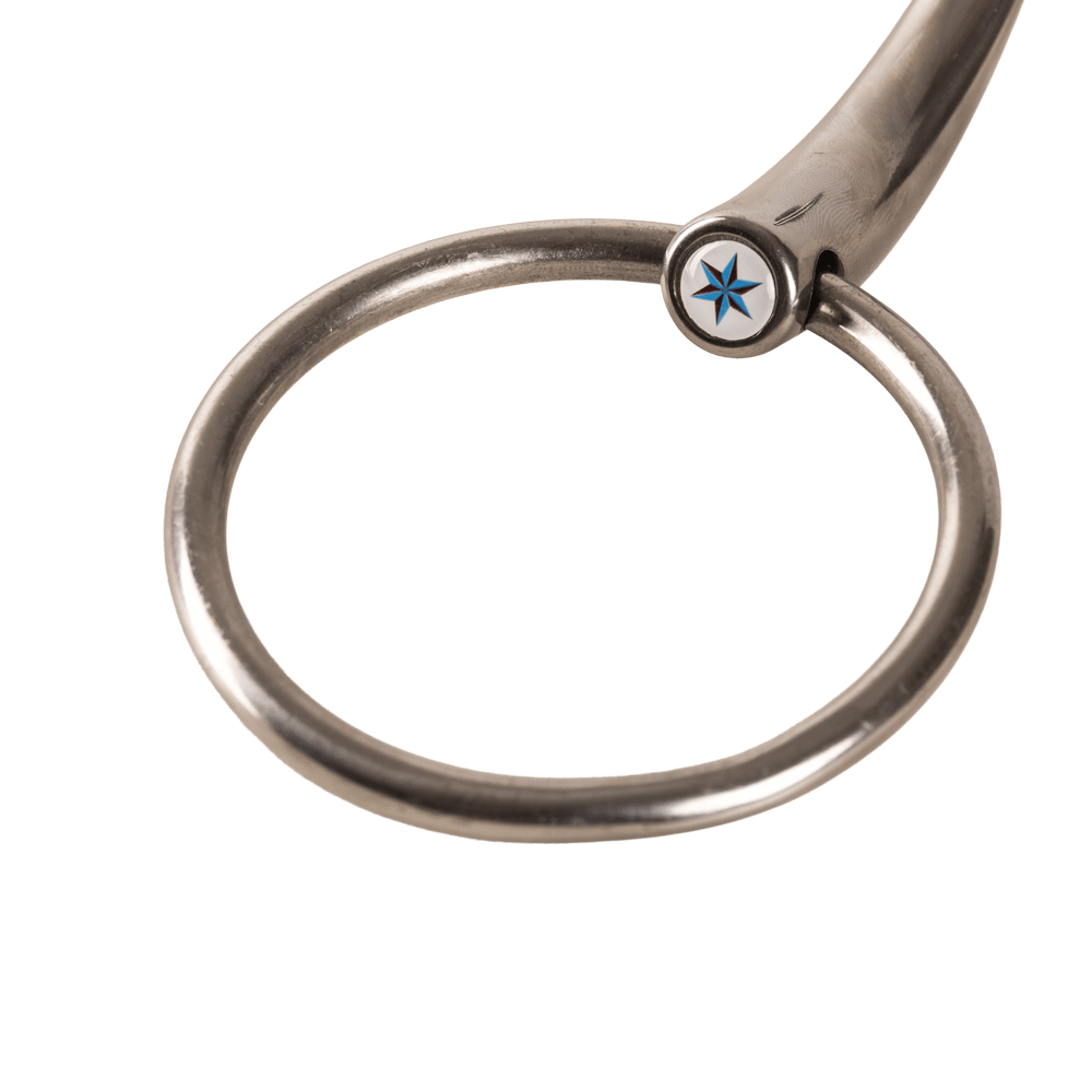 Velari Bett Snaffle Double Jointed Loose Ring 16mm
